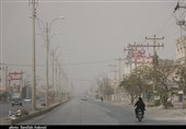 طوفان شن مدارس و ادارات گنبکی را به تعطیلی کشاند