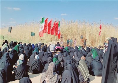 حضور کاروان راهیان نور در یادمان شهدای فتح المبین، جسرنادری