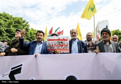 راهپیمایی مردم گرگان در حمایت از غزه